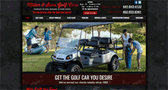 Desktop Screenshot of millergolfcars.com